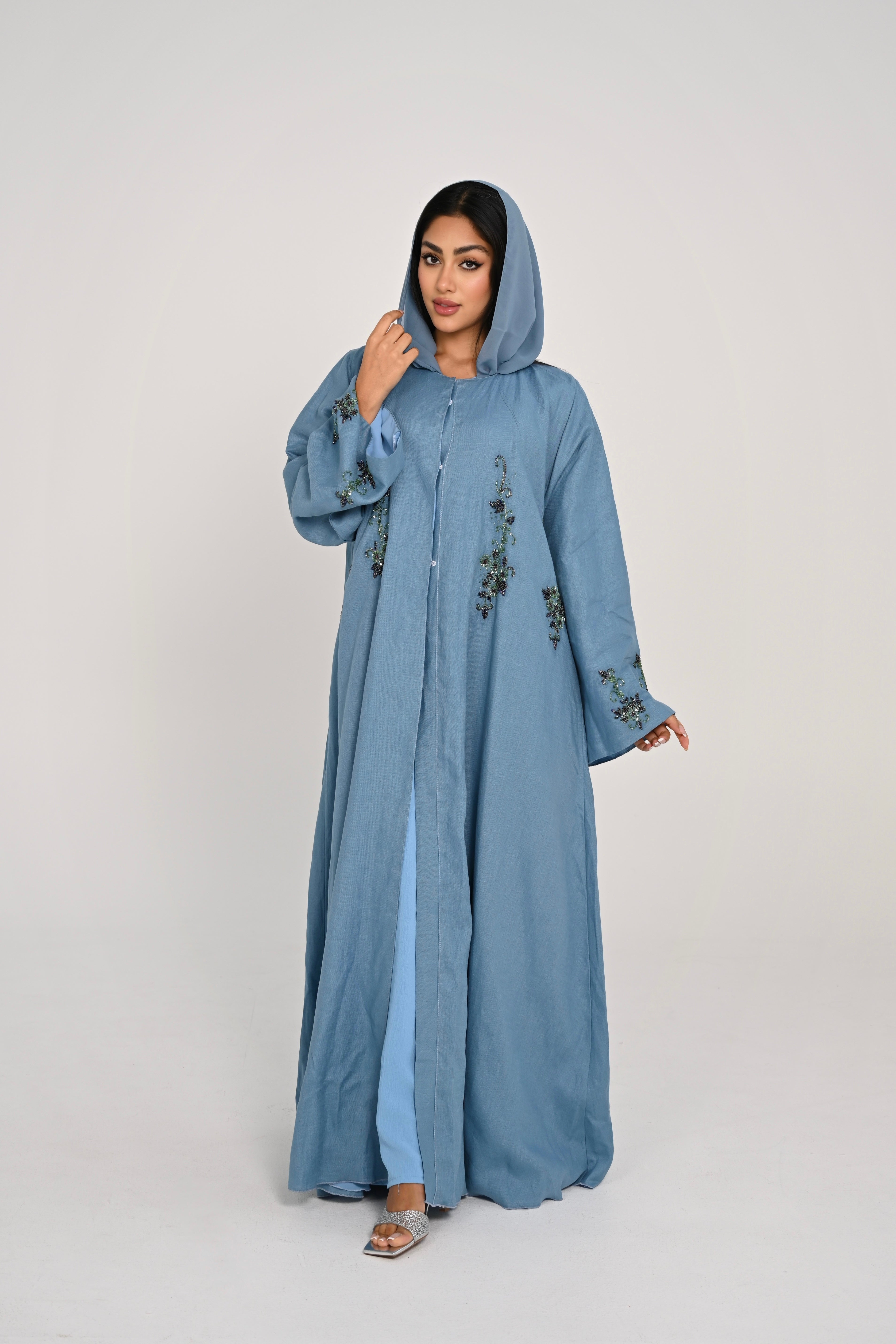 Bloom Linen Abaya