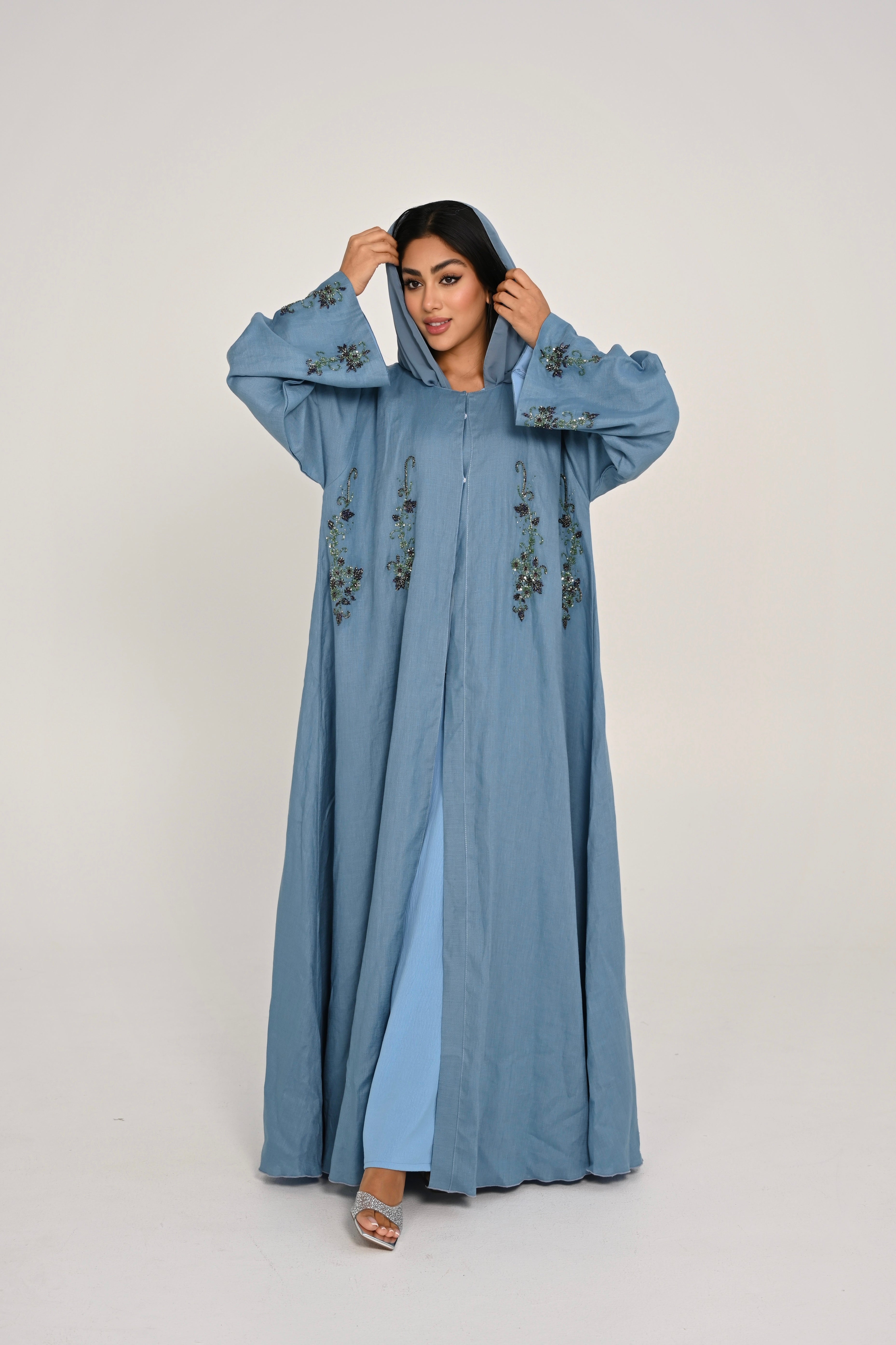 Bloom Linen Abaya