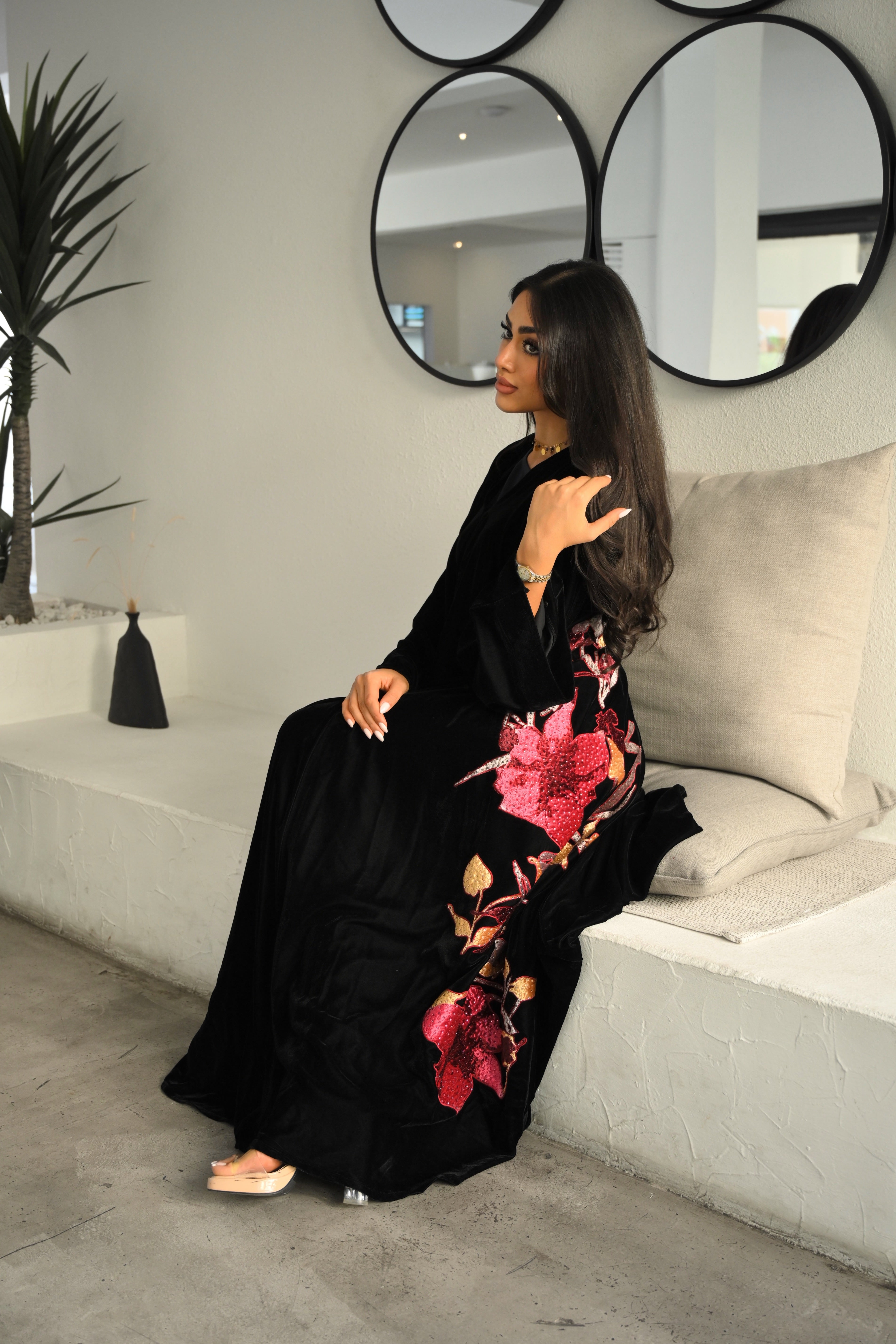 Midnight Rose abaya 🥀