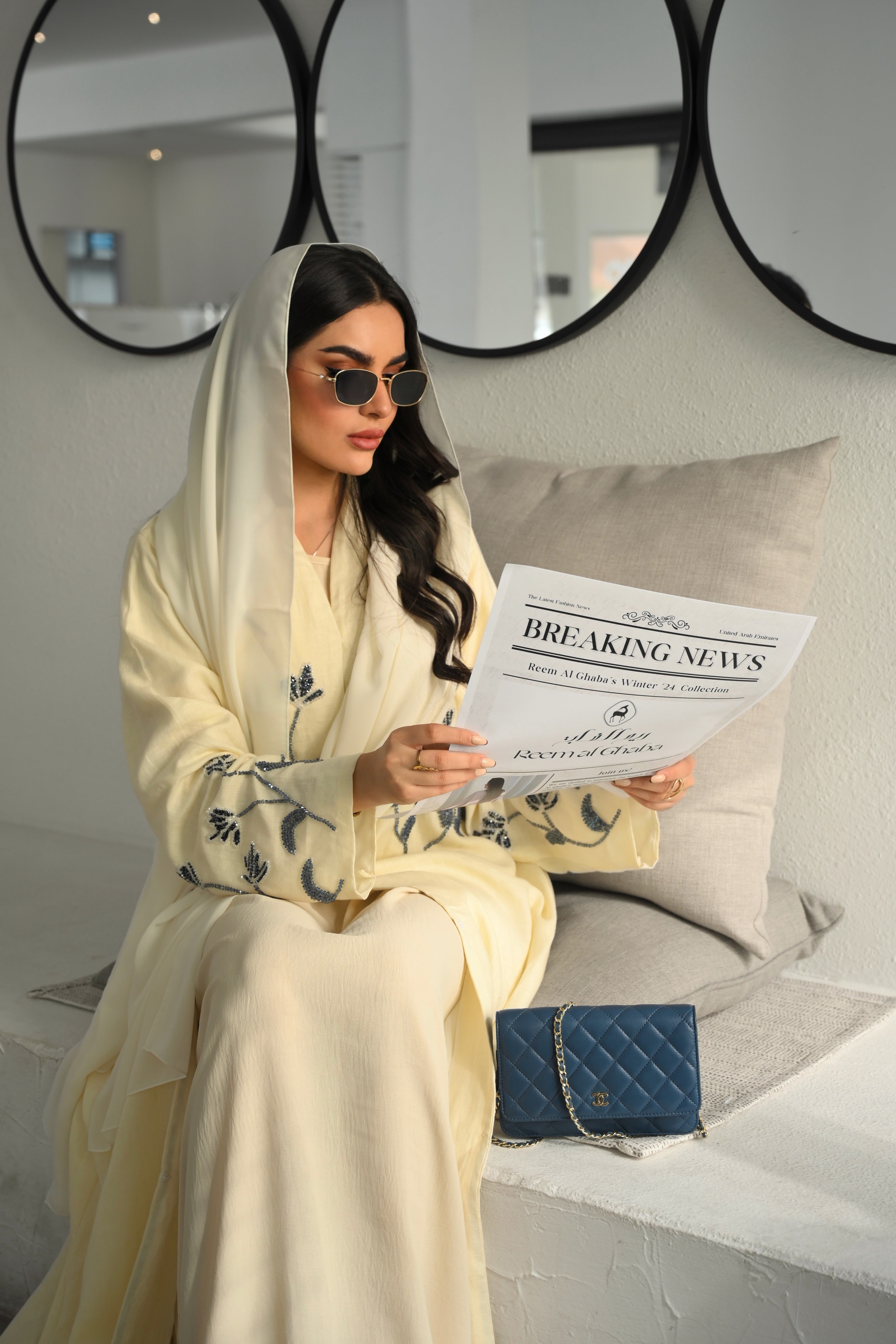 Daffodil Linen Abaya