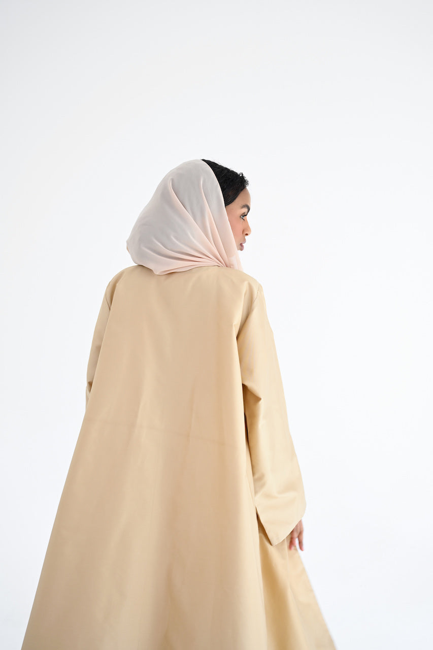 Embellished Beige Abaya