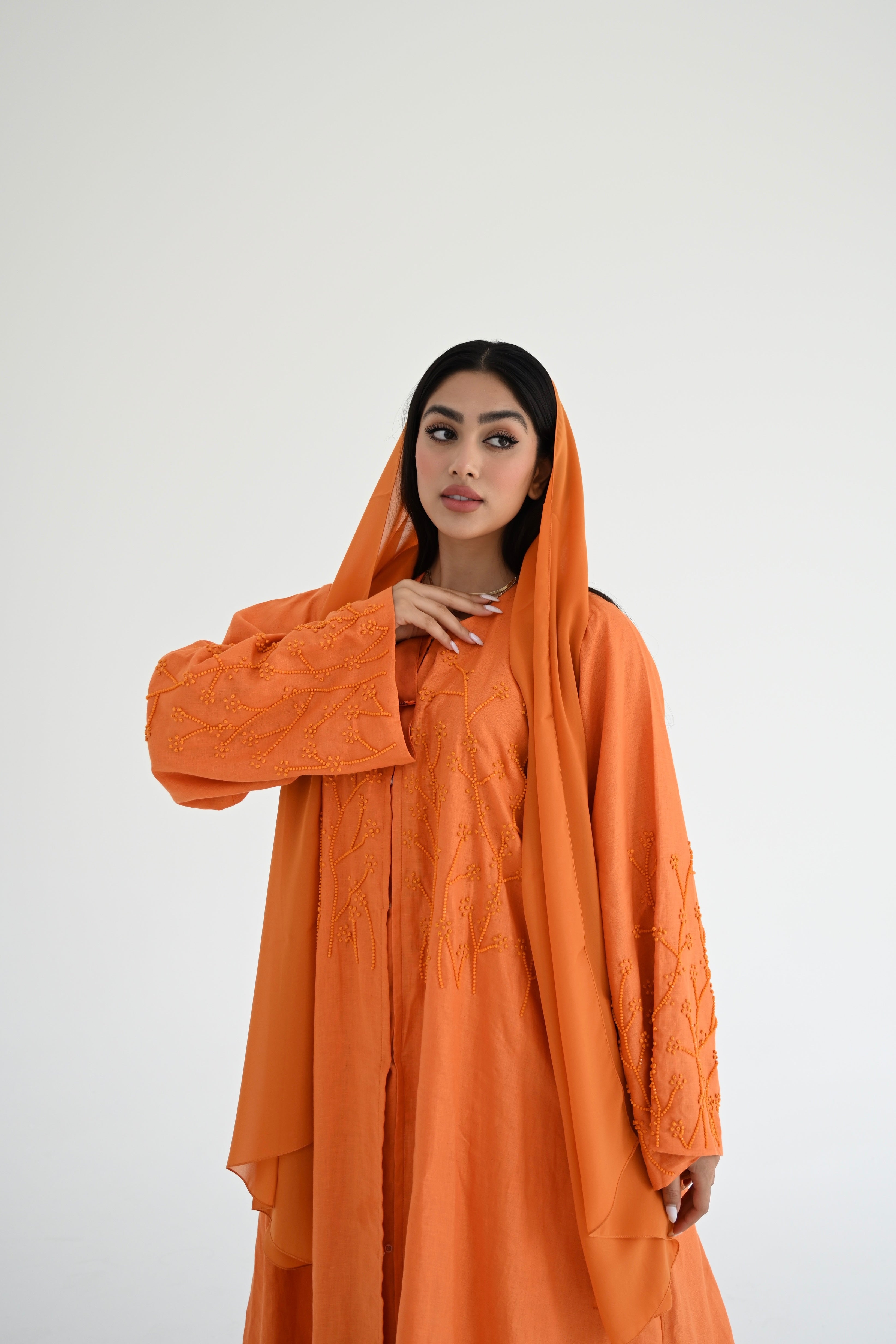 Sands of Marrakech linen abaya