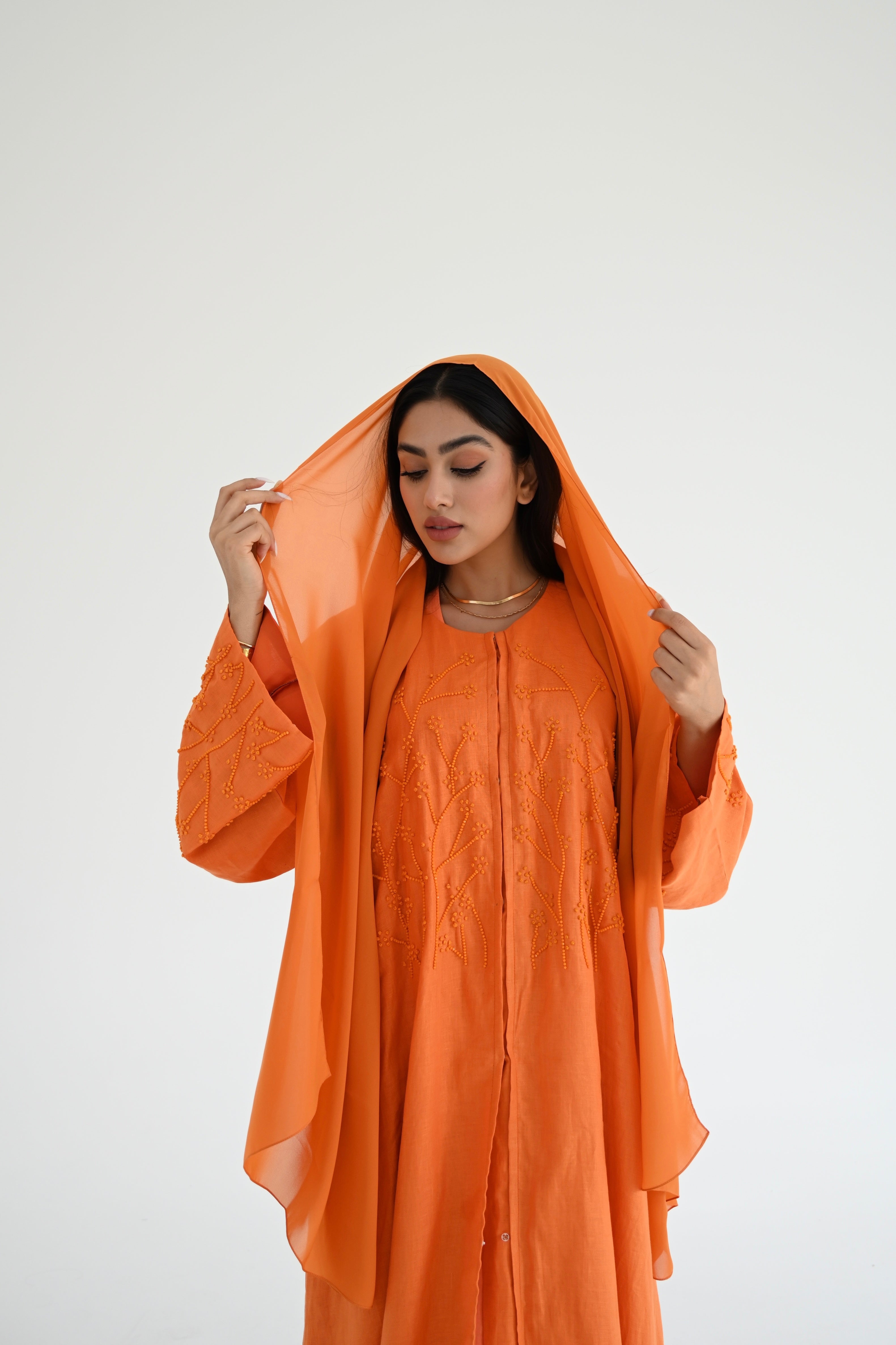 Sands of Marrakech linen abaya